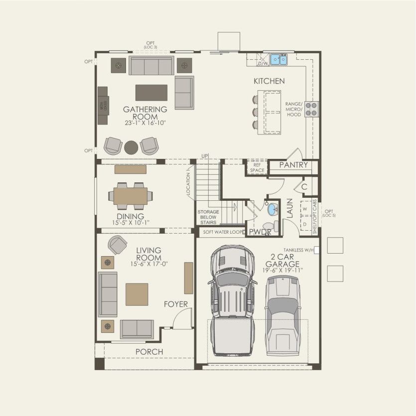 First Floor 4 br / 2.5 ba