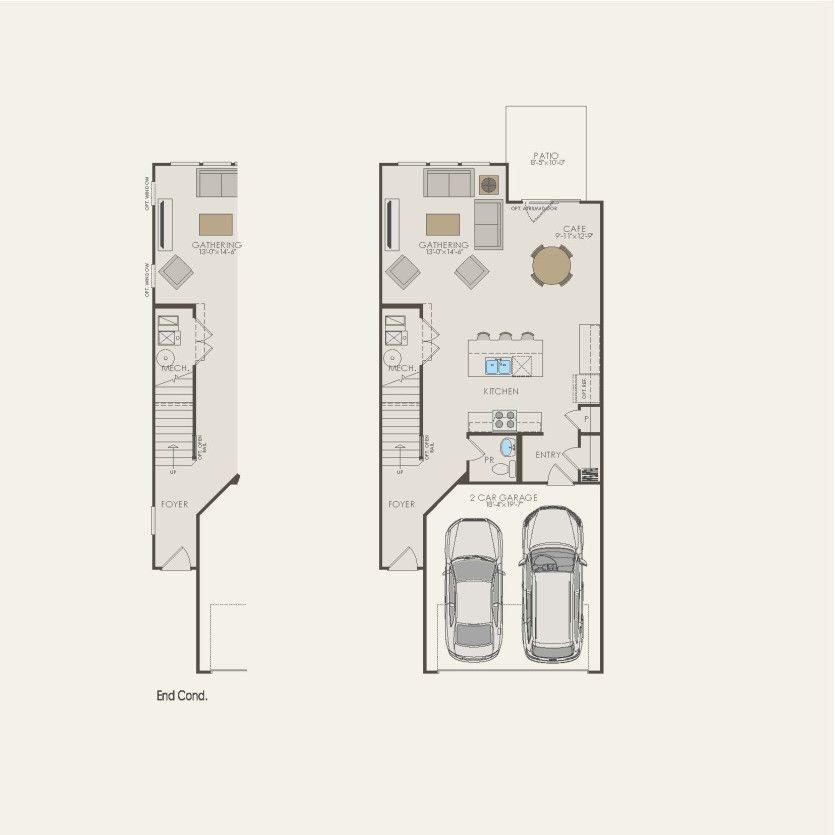 First Floor 3 br / 2.5 ba