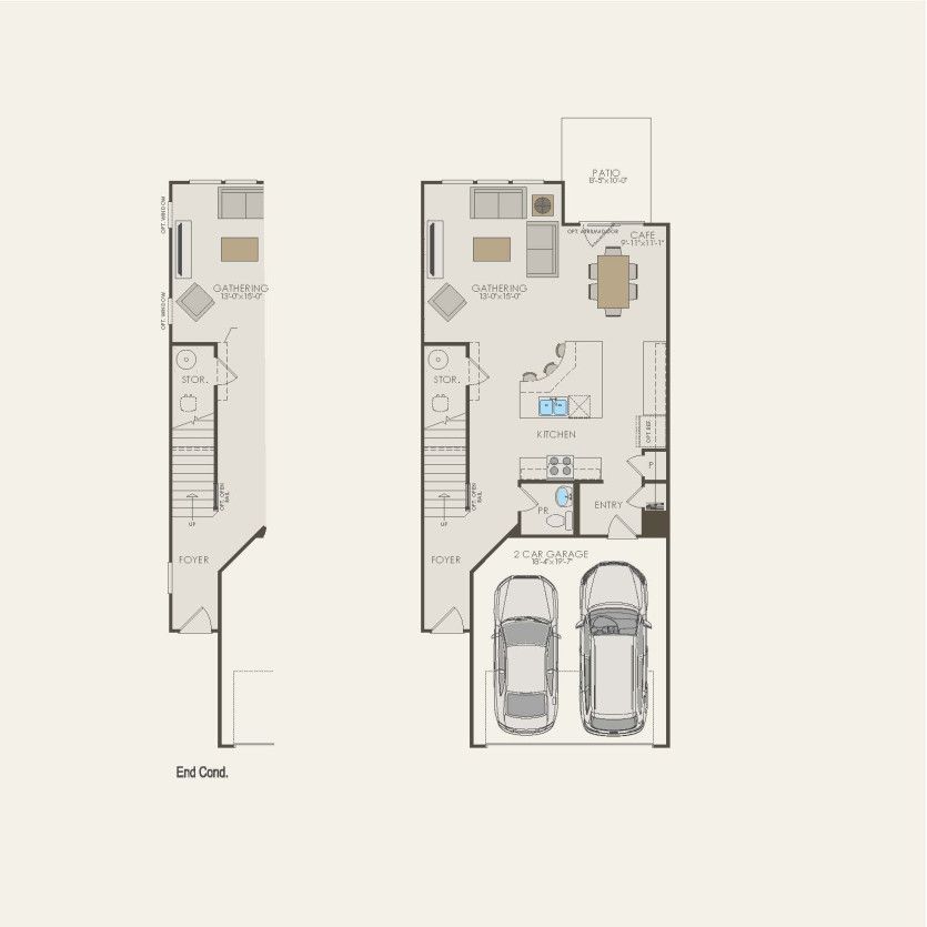 First Floor 3 br / 2.5 ba