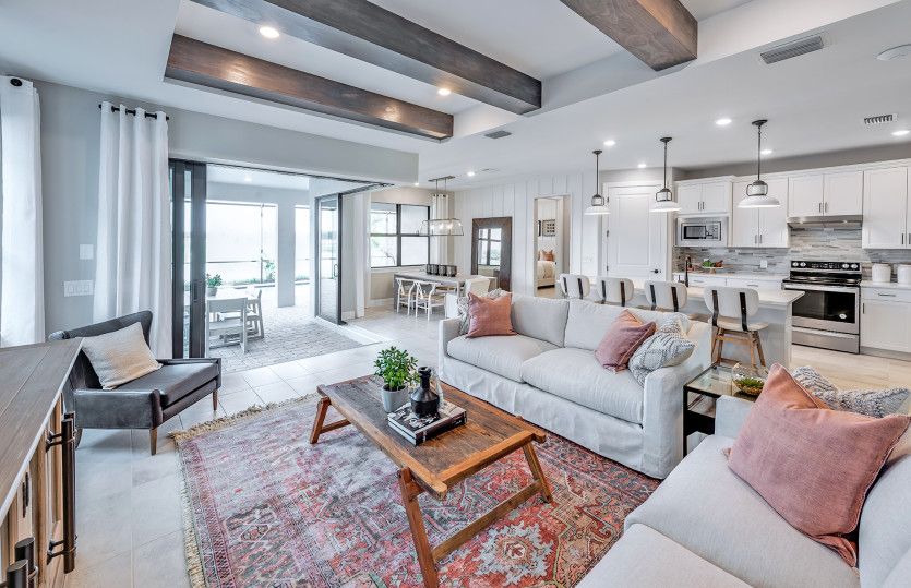 Open concept layout