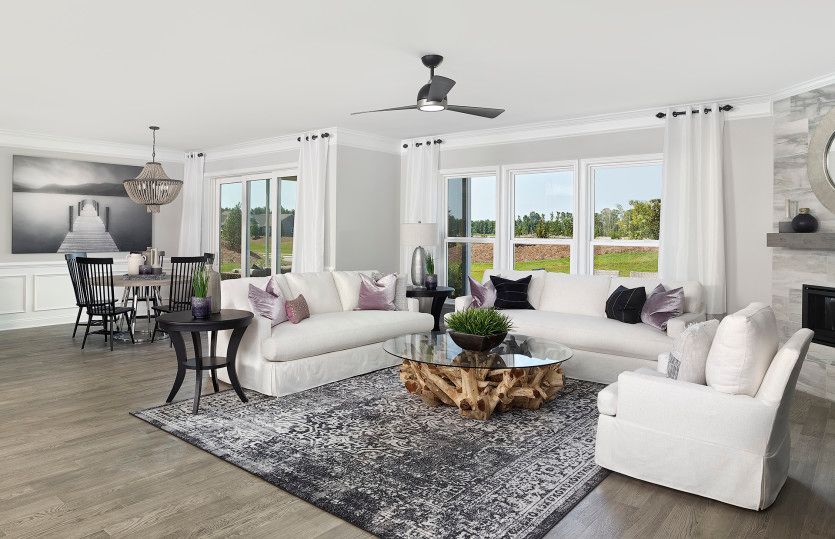 Spacious Gathering Room - Model Representation