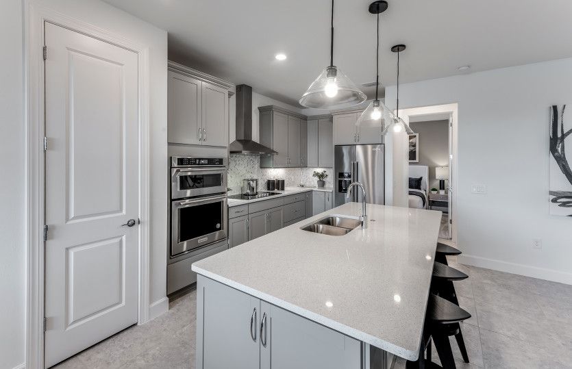 Innovative Kitchen with Large Center Island