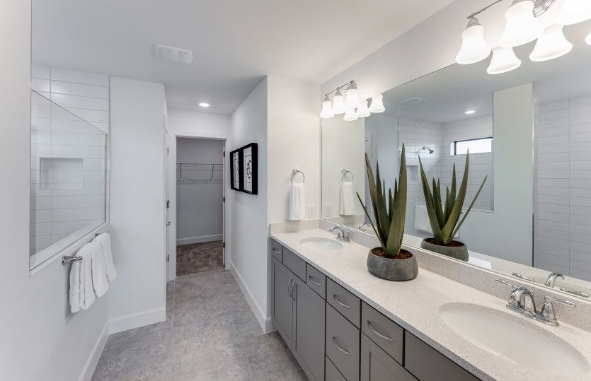Owner's Bathroom with Double Sink Vanity