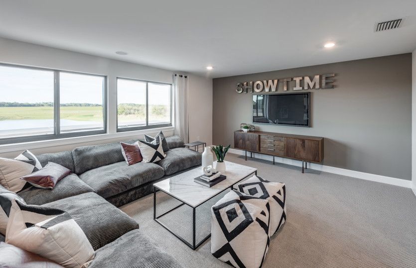 Upstairs media room - perfect for movie nights