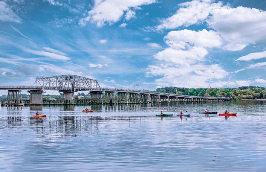 Kayak on the Beaufort River