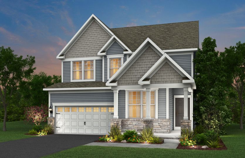 Park Place With Basement Plan at Jerome Village in Plain City, OH by Pulte Homes