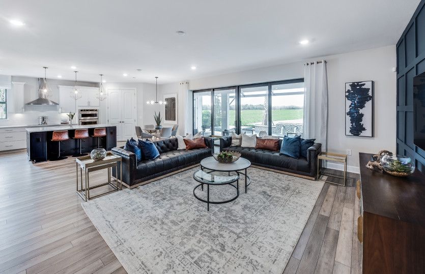 Open gathering room - perfect for entertaining