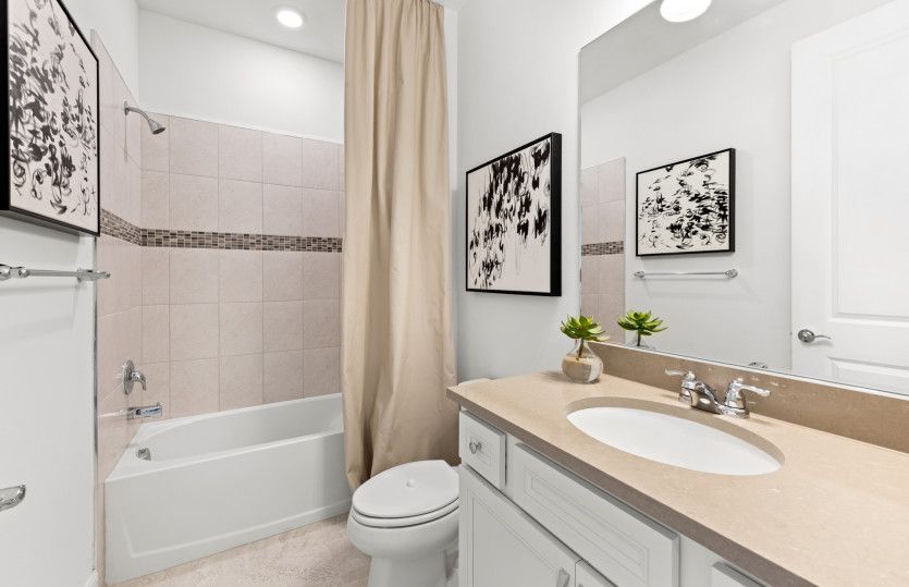 Secondary bathroom