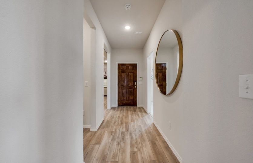 Welcoming entryway into home