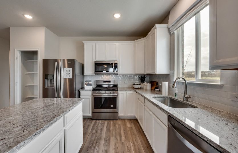 Abundant cabinet space