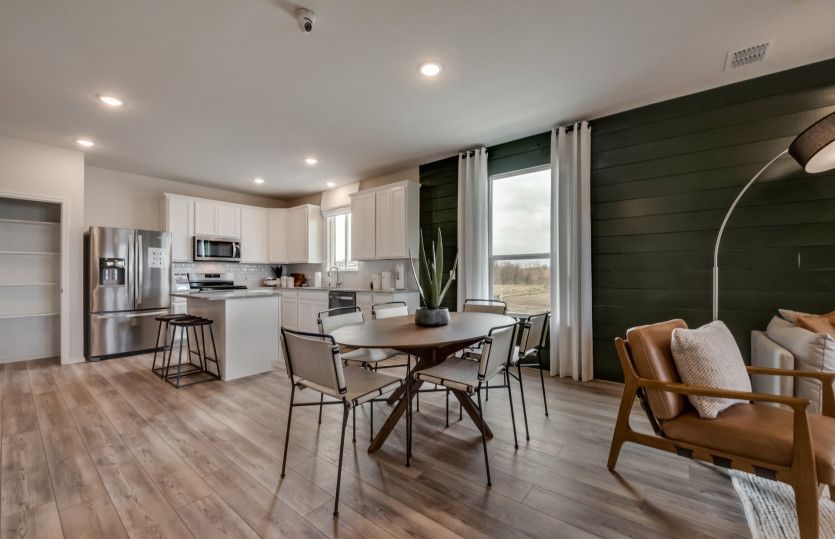 Dining area off kitchen