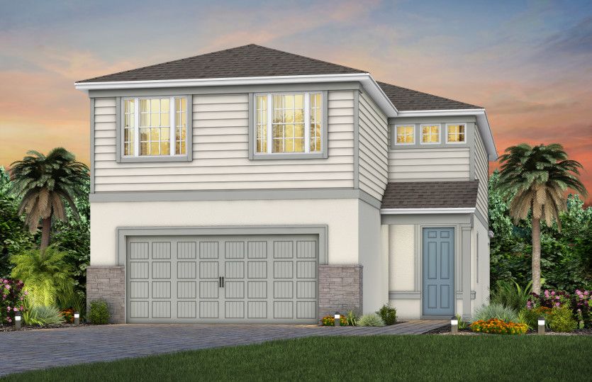 Exterior FM2 with Stone