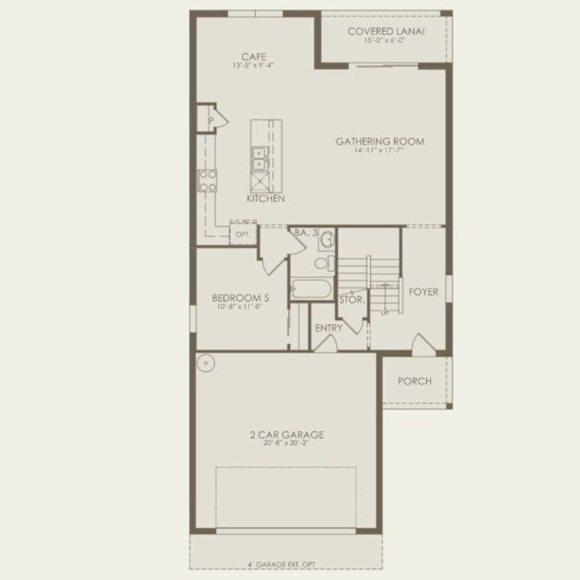 First Floor 5 br / 3 ba