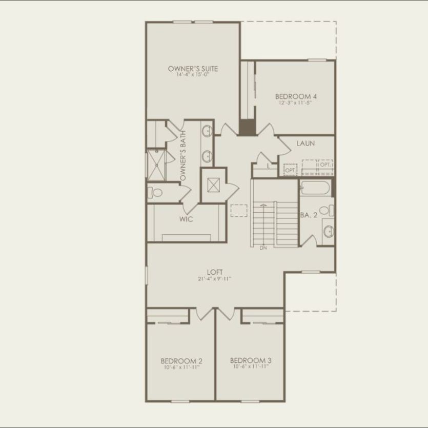 Second Floor 5 br / 3 ba