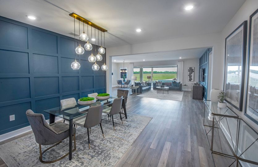 Formal dining area