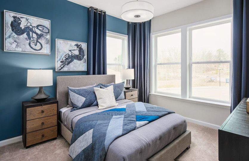 Spacious Secondary Bedroom with Carpet