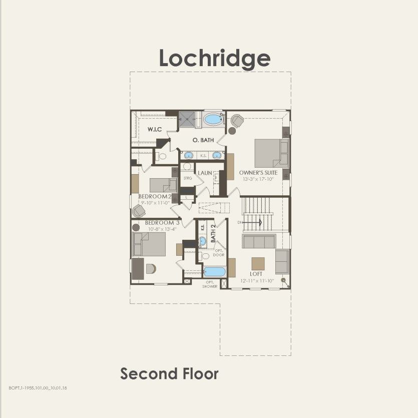 Second Floor 3 br / 2.5 ba