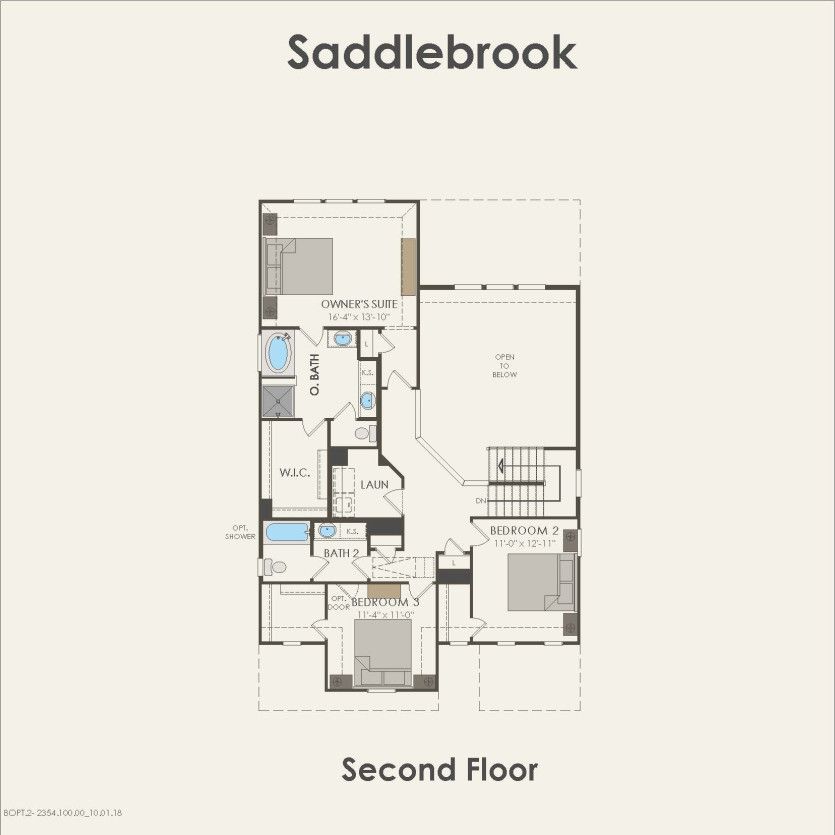 Second Floor 3 br / 2.5 ba
