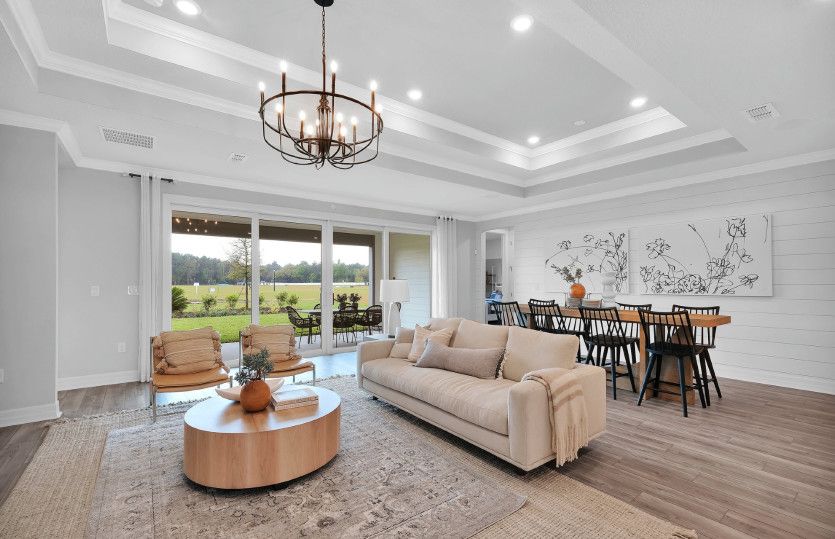 Spacious gathering room