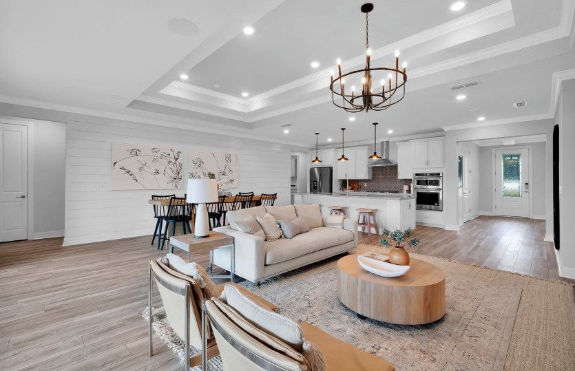 Connected living space, perfect for entertaining