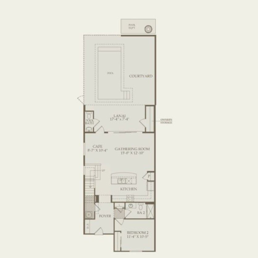 First Floor 5 br / 4.5 ba