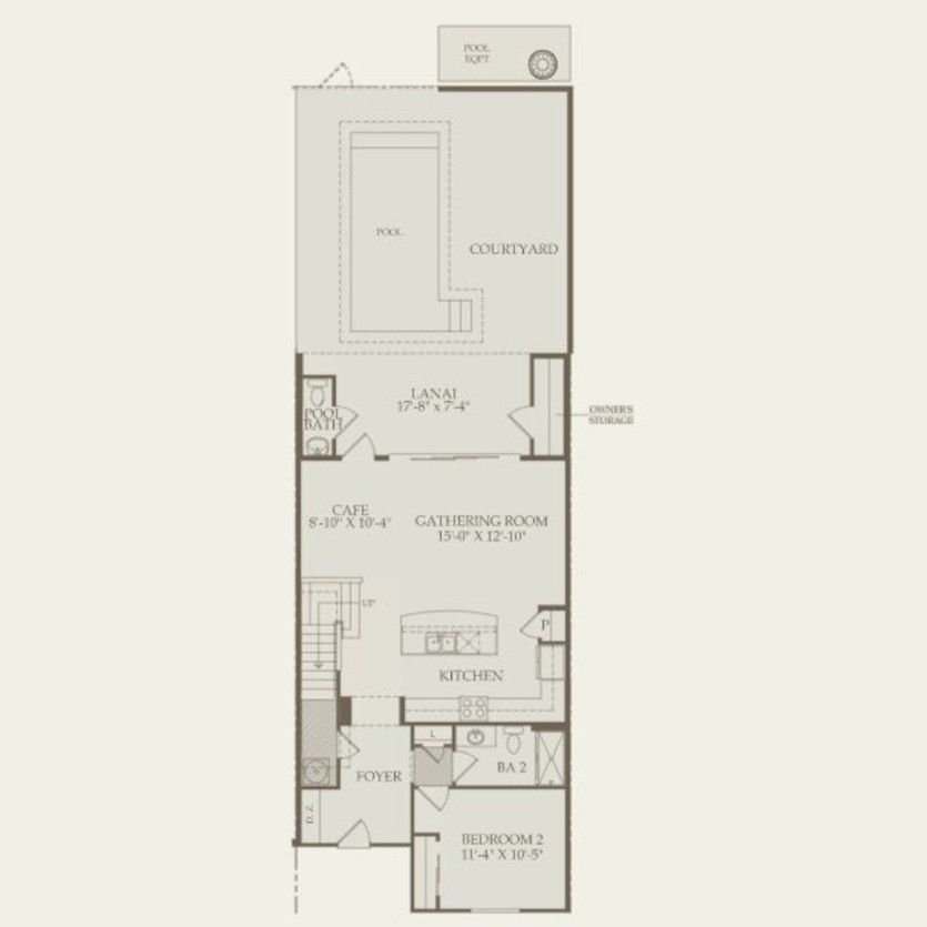 First Floor 5 br / 4.5 ba