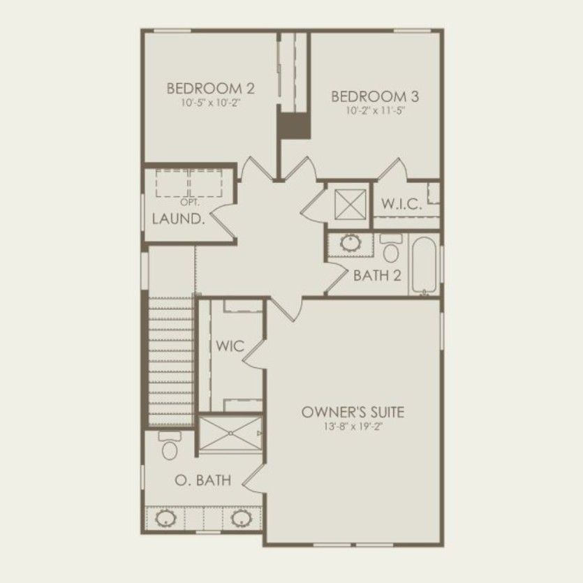 Second Floor 3 br / 2.5 ba