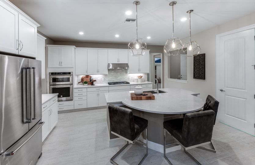 Bright open kitchen