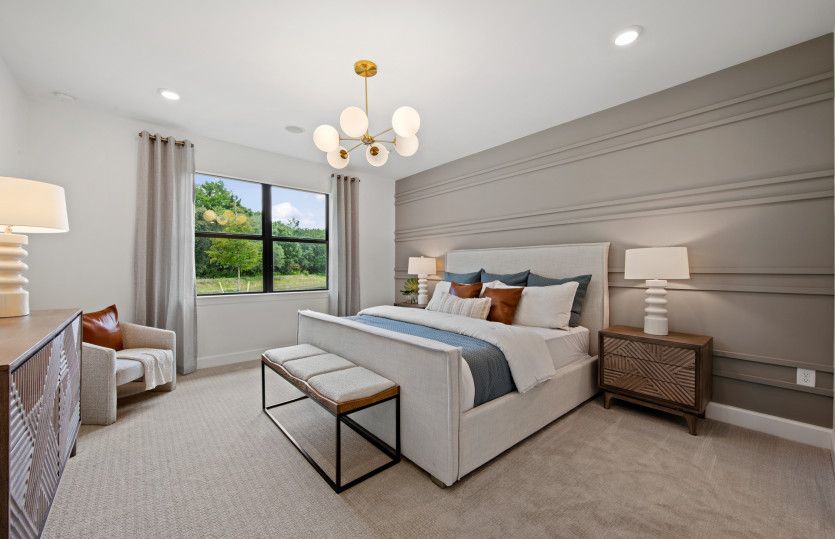 Owner's suite with ample natural light | Model Representation