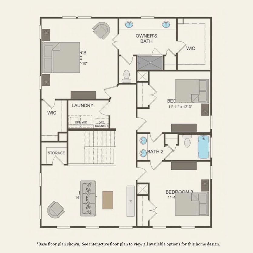 Second Floor 3 br / 2.5 ba