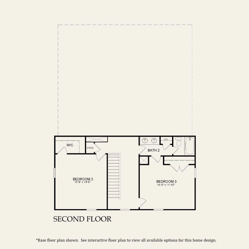 Second Floor 3 br / 2.5 ba