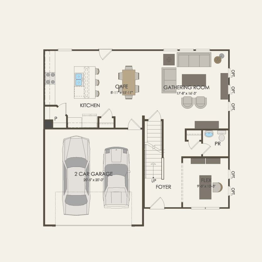 First Floor 3 br / 2.5 ba