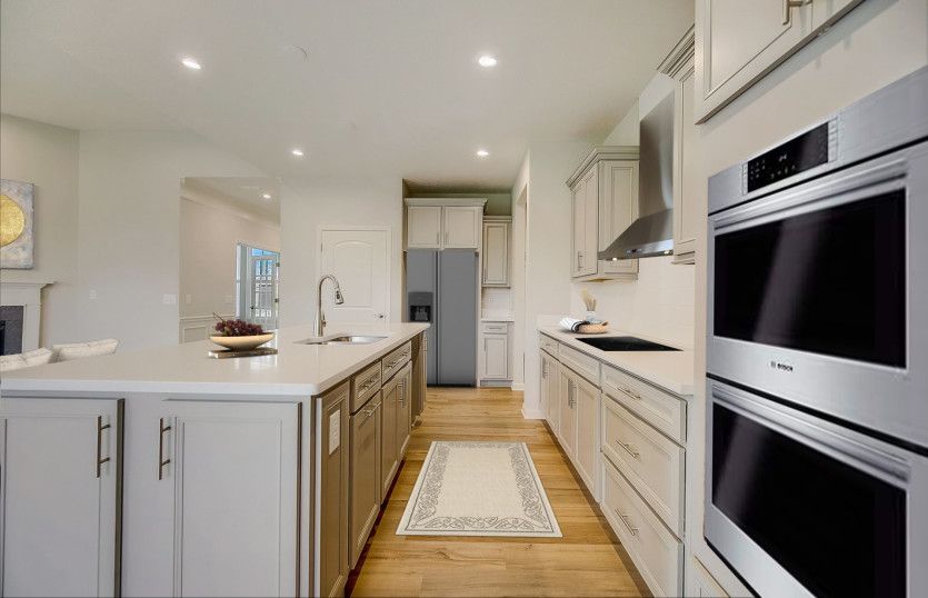 Spacious Kitchen Island