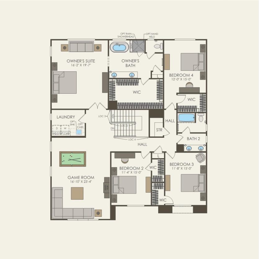 Second Floor 4 br / 2.5 ba