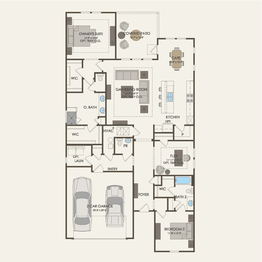 First Floor 2 br / 2.5 ba