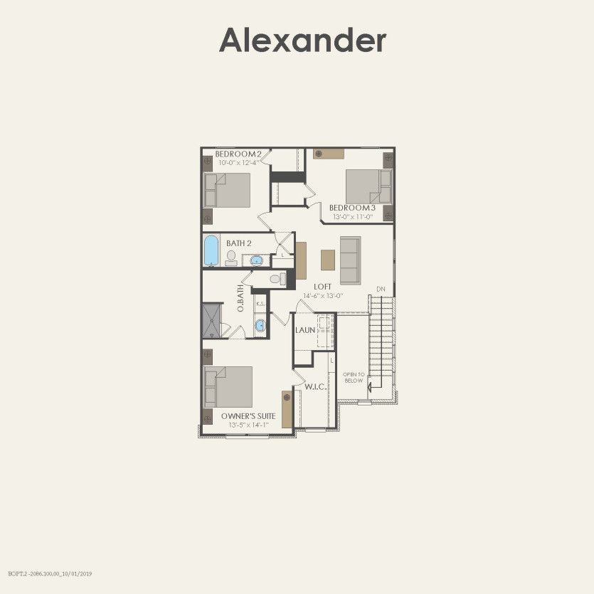 Second Floor 3 br / 2.5 ba