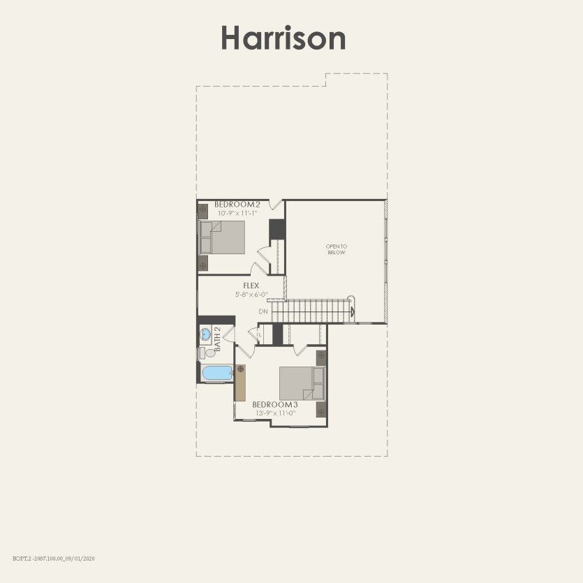 Second Floor 3 br / 2.5 ba