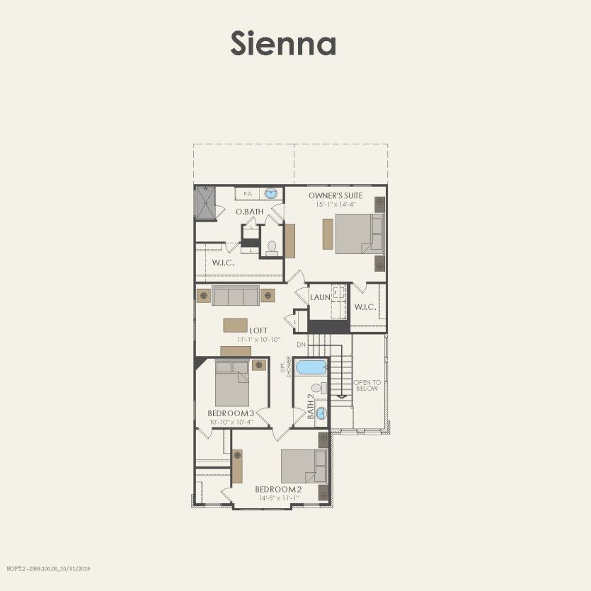 Second Floor 3 br / 2.5 ba