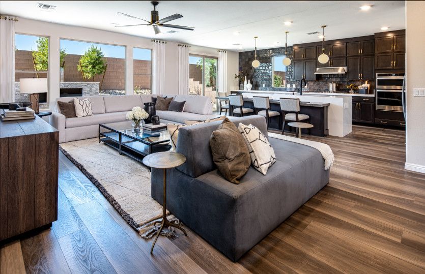 Spacious Open Living Room