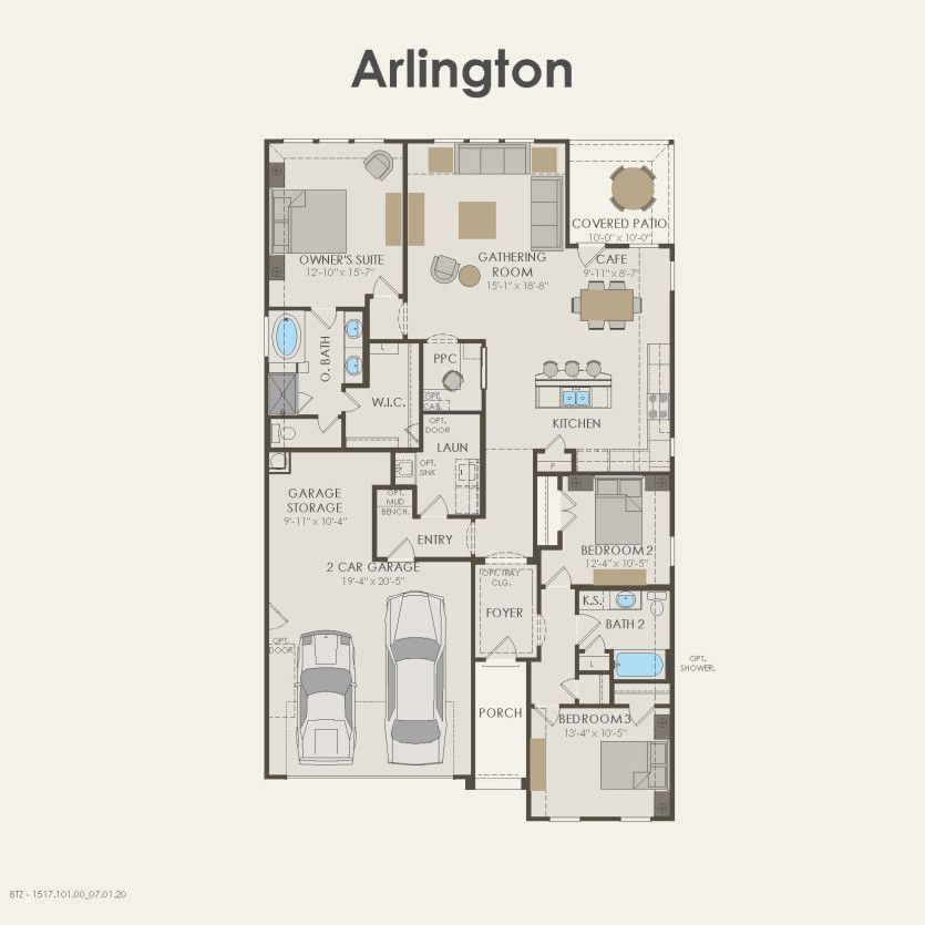 First Floor 3 br / 2 ba