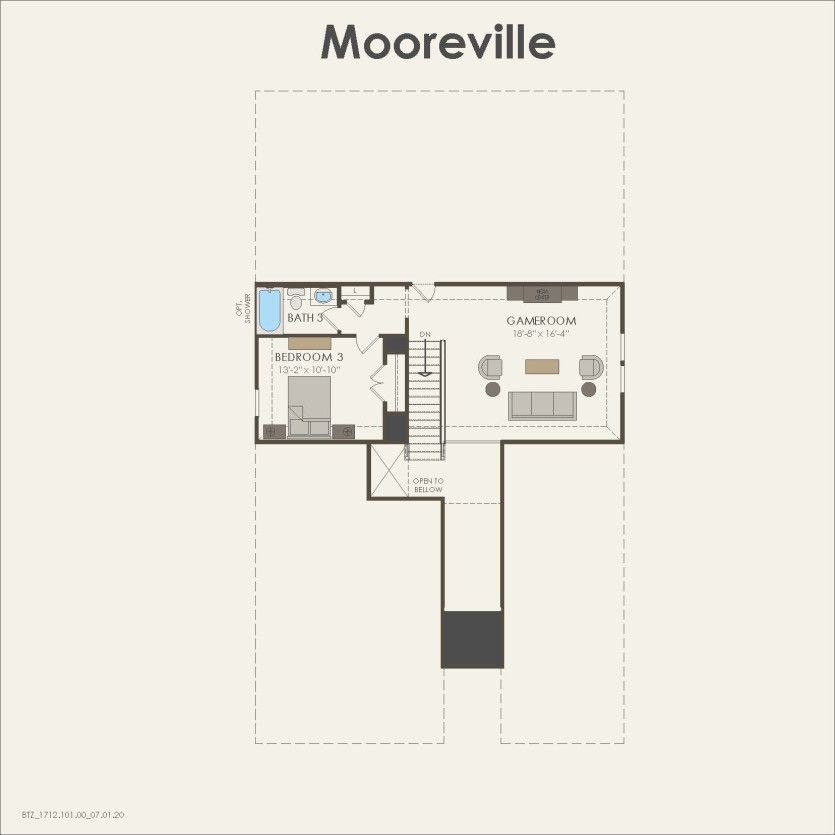 Second Floor 3 br / 2.5 ba