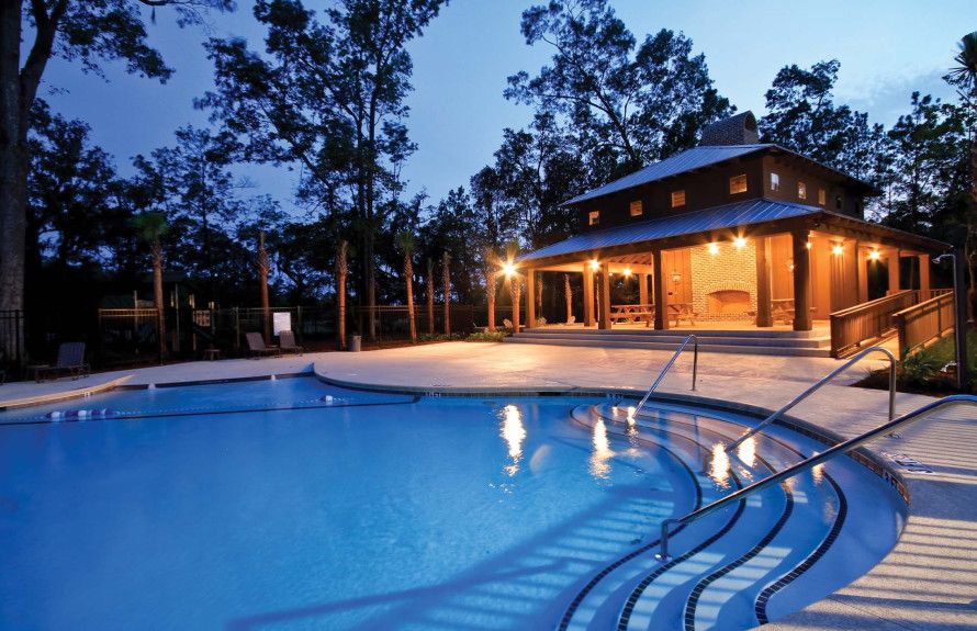 Amenity Pool at Twilight