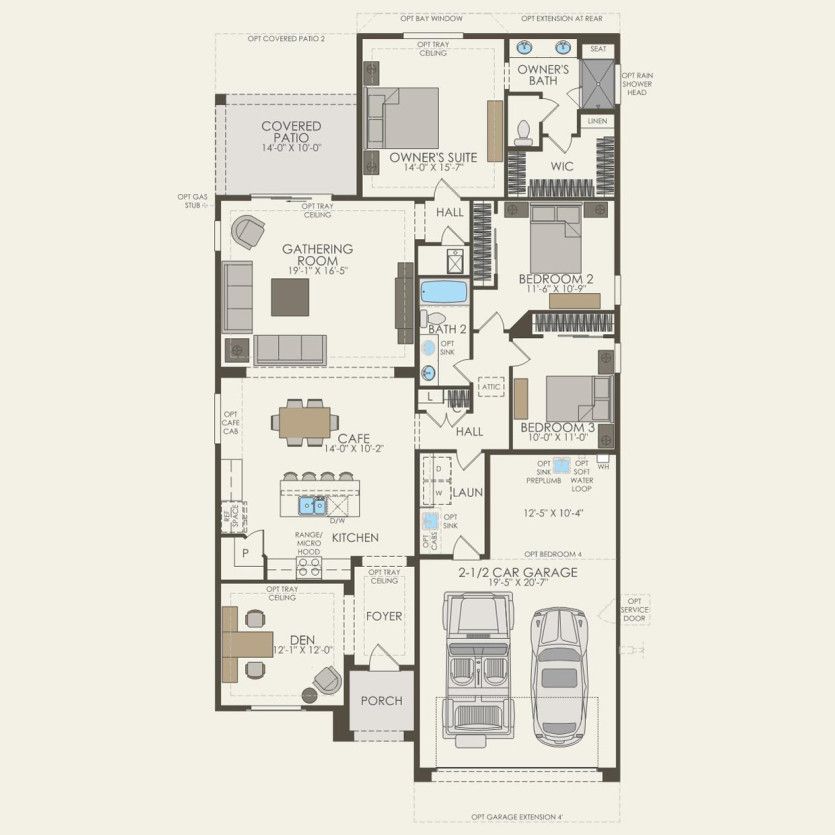 First Floor 3 br / 2 ba
