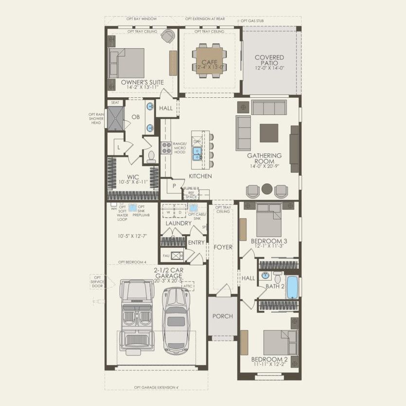 First Floor 3 br / 2 ba