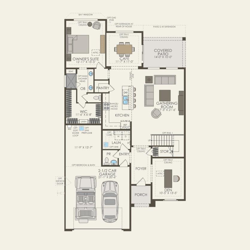 First Floor 4 br / 2.5 ba