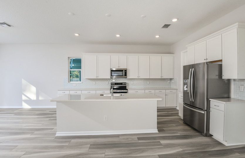 Spacious Kitchen with Large Island