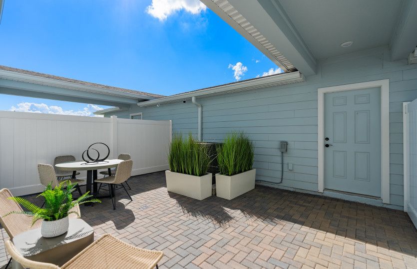 Entertain in the Courtyard