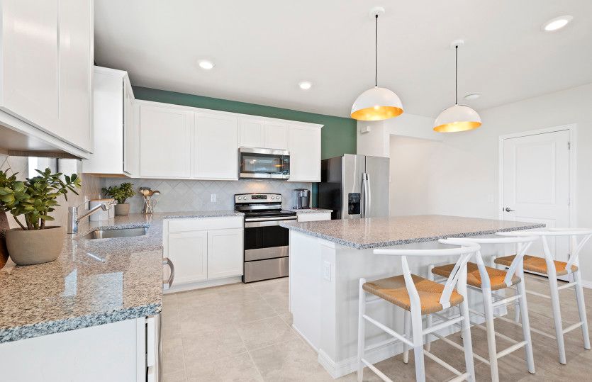 Kitchen with ample storage
