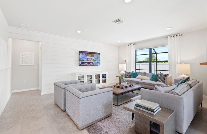 Gathering room with natural light