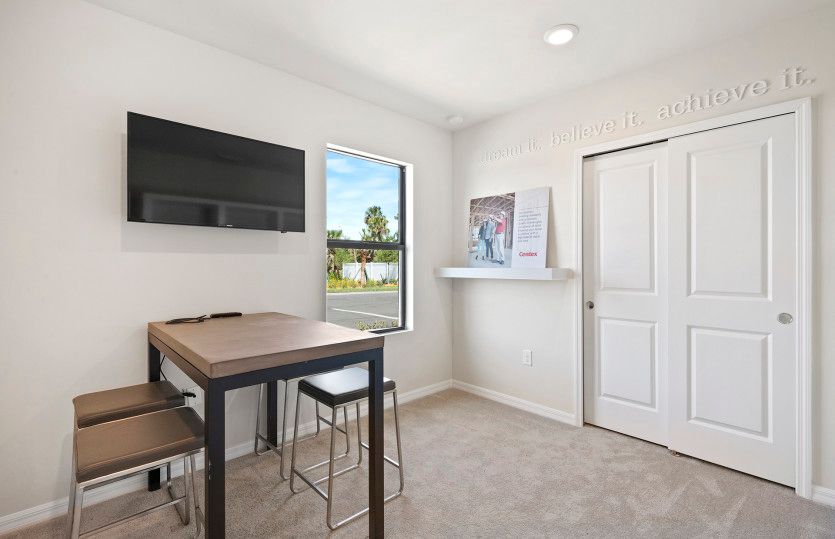 4th bedroom, shown as design room